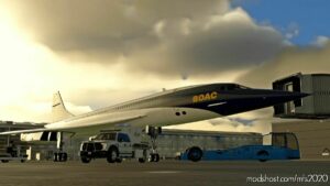 MSFS 2020 Mod: DC Designs Concorde | British Overseas Airways Corporation Livery (Image #2)