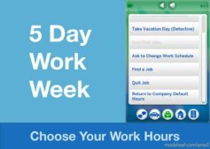 Sims 4 Mod: 5 DAY Work Week: Choose Your OWN Work Hours (Featured)