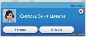 Sims 4 Mod: 5 DAY Work Week: Choose Your OWN Work Hours (Image #4)