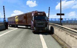 ETS2 Volvo Mod: Skin Volvo FH 2012 Globetrotter XL UPS 1.43 (Image #7)