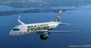 MSFS 2020 A32NX Livery Mod: Frontier Airlines – “Lola The African Grey” (Fictional) – FBW A32NX (Image #2)