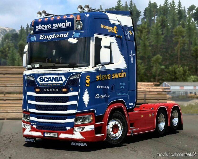 ETS2 Mod: Steve Swain Scania NG Skin v1.1 (Featured)