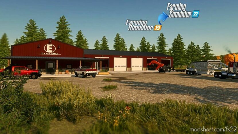 FS22 Placeable Mod: EMR XL Shop (Featured)