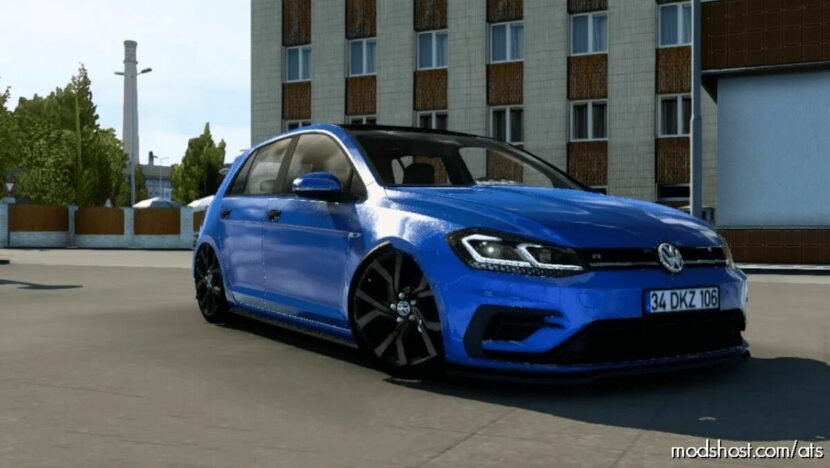 ATS Volkswagen Car Mod: ATS Volkswagen Golf R-Line 7.5 2018 V1.1 1.43 (Featured)