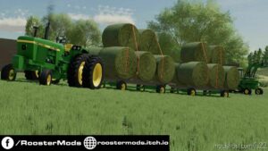 FS22 John Deere Trailer Mod: 1075 HAY Wagon (Image #2)