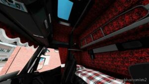 ETS2 Renault Mod: T Black & RED Plush Interior And Exterior 1.43 (Image #2)