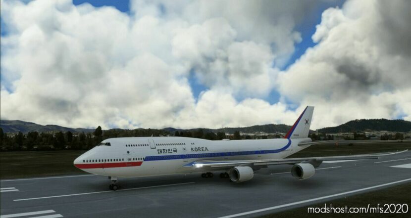 MSFS 2020 Boeing Livery Mod: 747-8I NEW Korean AIR Code ONE 4K NO Mirroring (Featured)