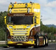 ETS2 Scania Mod: RJL Anders Lauritzen EX Morten Skov Skin 1.43 (Image #2)