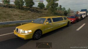 ETS2 Mod: Lincoln Limousine In Traffic Fixed V2.0 (Featured)