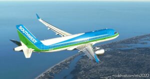 MSFS 2020 8K Livery Mod: Southwest (AIR Florida) 8K – FBW A32NX V1.1 (Image #2)