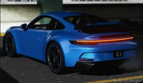 GTA 5 Porsche Vehicle Mod: 2022 Porsche 911 GT3 V1.0B (Image #5)