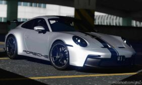 GTA 5 Porsche Vehicle Mod: 2022 Porsche 911 GT3 V1.0B (Image #9)