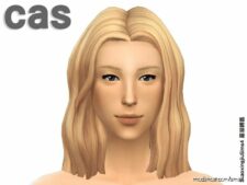 Sims 4 Adult Mod: ALL AGE Solid Color For EA SDX099 Hair Style (Image #16)