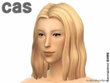 Sims 4 Adult Mod: ALL AGE Solid Color For EA SDX099 Hair Style (Image #18)