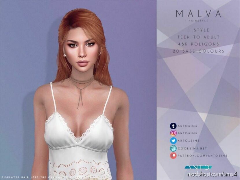 Sims 4 Female Mod: Malva Hair (Featured)