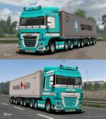 ETS2 DAF Mod: XF Euro 6 Stebo Transport Skin Pack (Image #2)