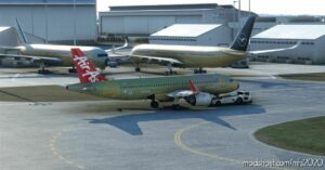 MSFS 2020 A32NX Livery Mod: Airasia A320Neo (Primer Painting) – FBW A32NX (Image #2)