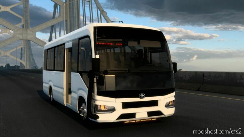 ETS2 Toyota Bus Mod: Coaster 2022 (Featured)