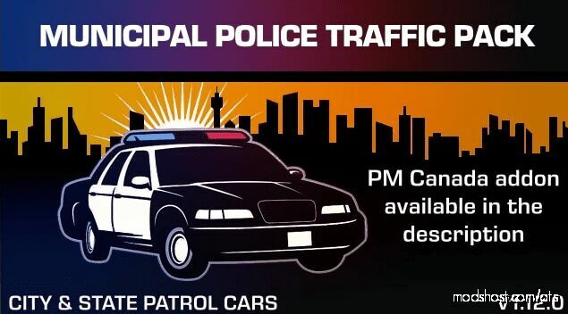 ATS Mod: Municipal Police Traffic Pack V1.12.0 1.43 (Featured)