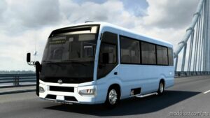 ATS Toyota Bus Mod: Coaster 2022 1.43 (Featured)