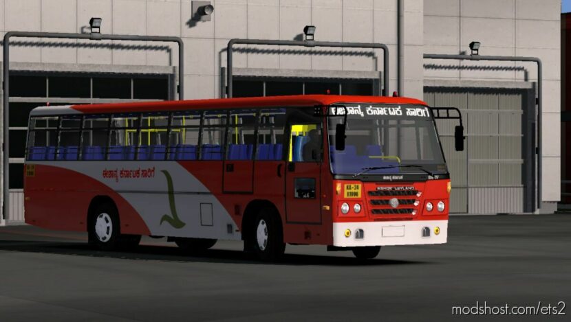 ETS2 Mod: KSRTC SARIAGE BUS MOD (Featured)