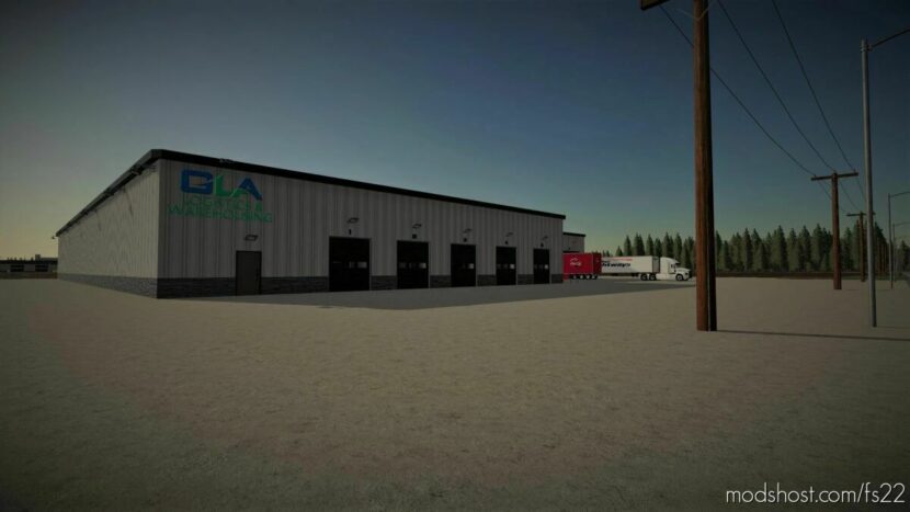 FS22 Placeable Mod: Warehouse (Featured)