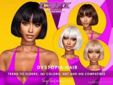 Sims 4 Elder Mod: Dystopia Hair (Featured)