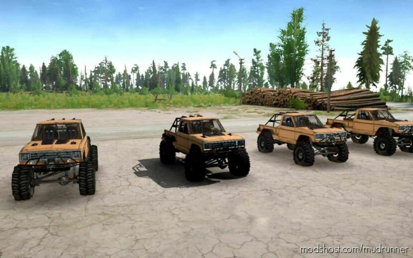 MudRunner Ford Car Mod: 83 Ford Ranger Desert Crawler V27.07.21 (Featured)