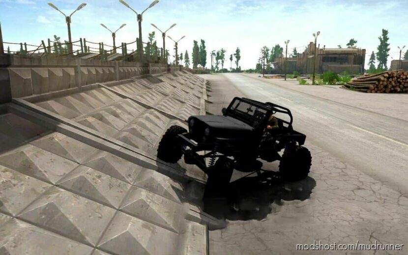 MudRunner Jeep Car Mod: Spun Jeep CJ Full Body Pack (Featured)