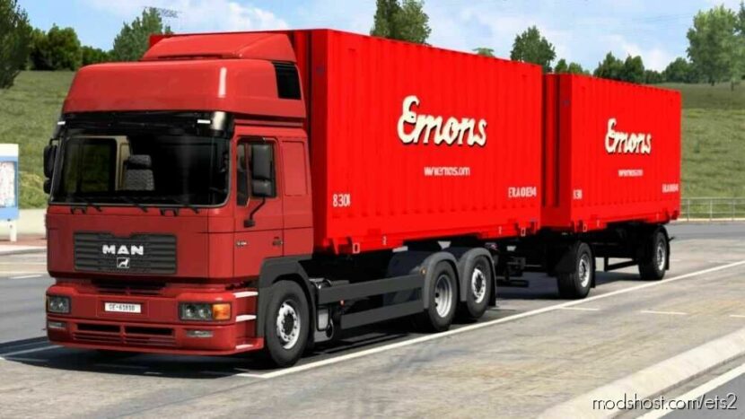 ETS2 MAN Truck Mod: M.A.N F2000 Alternative Swap Body Addon V1.1 By XBS – 1.43-1.44 (Featured)