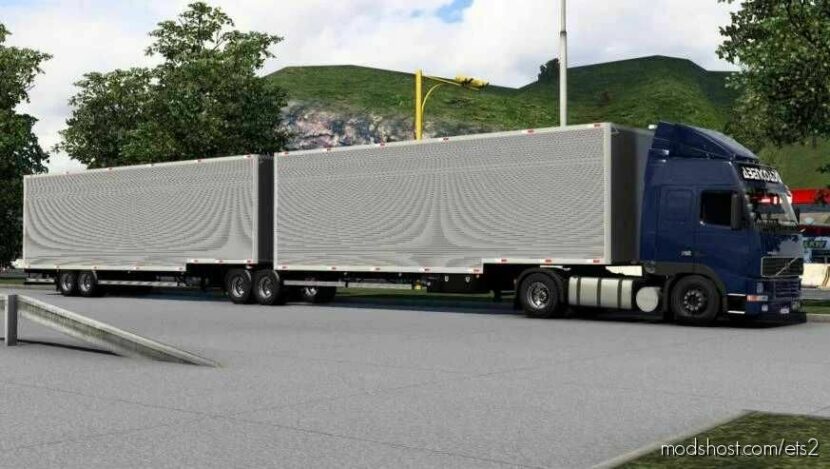 ETS2 Standalone Trailer Mod: Bitrem Rebaixado 30 Metros Randon 1.43 (Featured)