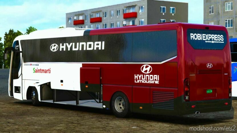 ETS2 Hyundai Bus Mod: UXN Full Edition 1.42+ & Limited Edition 1.36+ (Featured)