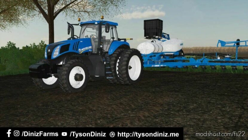 FS22 NEW Holland Tractor Mod: T8 Genesis (Featured)