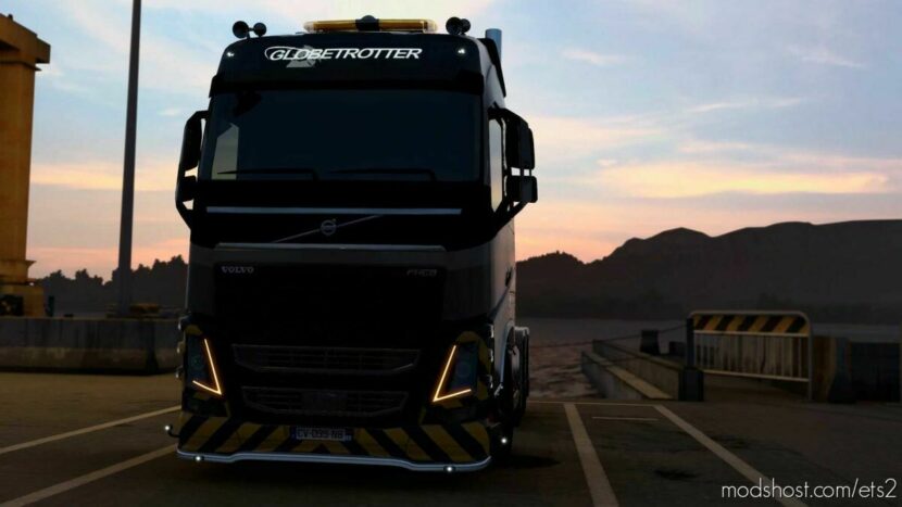 ETS2 Volvo Part Mod: 2012 Front Amber Position Lights V1.2 1.44 (Featured)