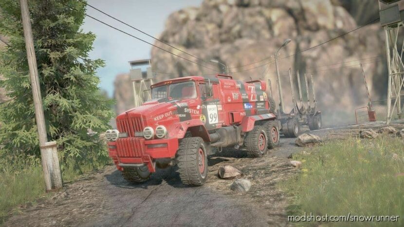 SnowRunner Truck Mod: Z2 Tayga6436 Dakarrally V0.6 (Featured)