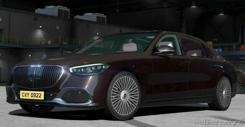 GTA 5 Maybach Vehicle Mod: 2021 Mercedes-Benz Maybach S580 W223 (Addon/Tuning) (Featured)