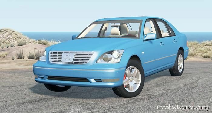 BeamNG Lexus Car Mod: LS 430 (UCF30) 2004 (Featured)