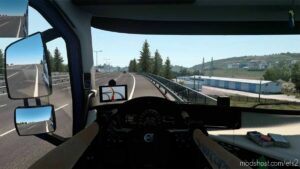 ETS2 Mirrors Part Mod: TOP Corner & Small Mirrors 1.44 (Image #2)