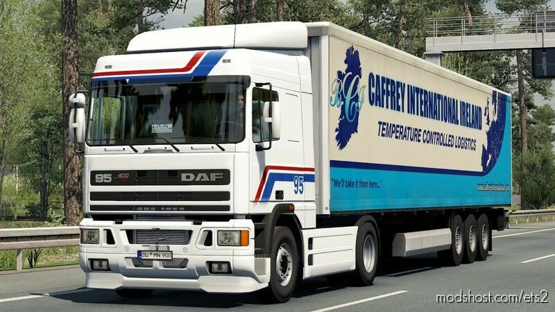 ETS2 Truck Mod: DAF 95ATi v1.6 Compatibility Update ETS 1.44 (Featured)