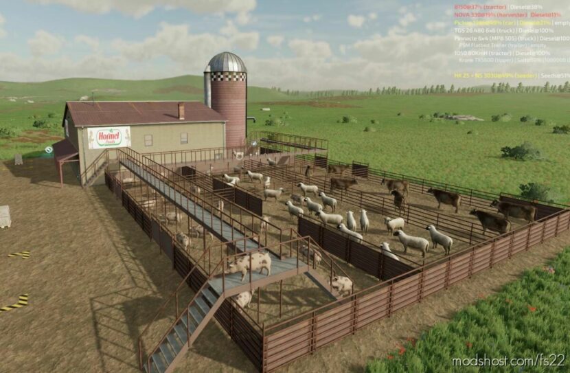 FS22 Placeable Mod: Ricci Slaughterhouse (Featured)