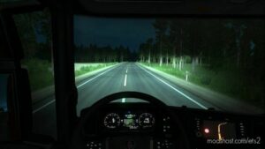 ETS2 Part Mod: 5500K Lights For ALL Trucks V1.6 (Image #2)