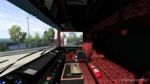 ETS2 Volvo Mod: F10 F12 RED Plush Interior + Exterior 1.44 (Image #2)