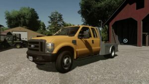 FS22 Ford Vehicle Mod: F-350 Flatbed (Image #3)