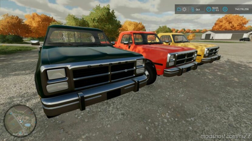 FS22 Dodge Car Mod: 2ND GEN (Featured)