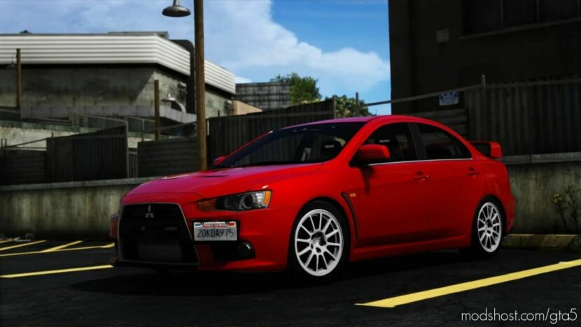 GTA 5 Mitsubishi Vehicle Mod: 2012 Mitsubishi Lancer Evolution X Add-On |Tuning | Template (Featured)