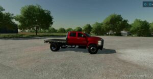 FS22 Chevy Vehicle Mod: 2018 Chevy Silverado 4500HD Flatbed V1.1 (Featured)