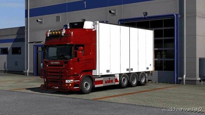 ETS2 Scania Part Mod: Tandem Addon For RJL Scania RS&R4 By Kast V2.7 (Featured)