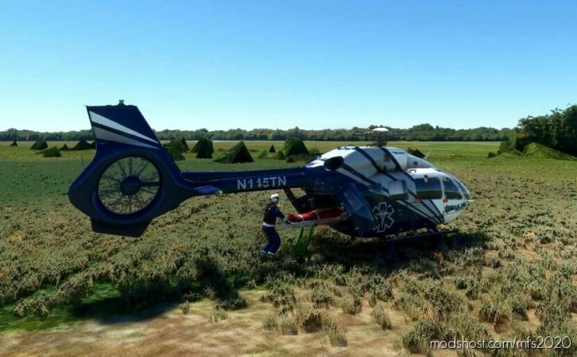 MSFS 2020 Hicopt Mod: HPG H145 Hems Action Pack Skylife Helicopter (Featured)