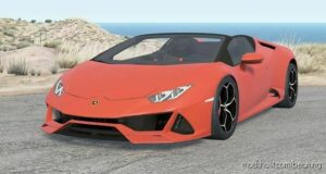 BeamNG Lamborghini Car Mod: Huracan EVO Spyder (LB724) 2019 (Featured)