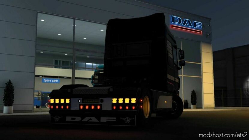 ETS2 DAF Part Mod: XF Holland Style Rearbumper 1.44 (Featured)